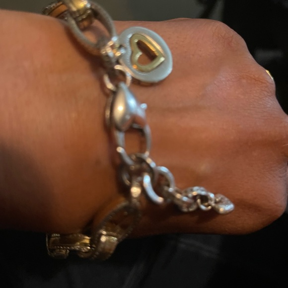 Brighton Two-tone Bracelet and Earrings - Picture 8 of 8